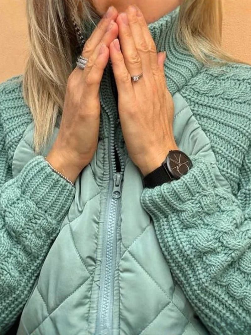 VICTORIA | Manteau polaire tricoté casual