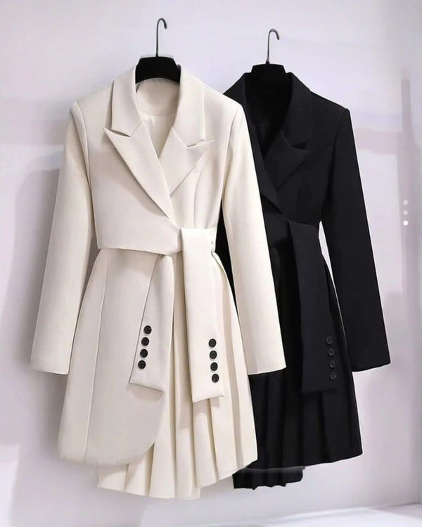 NATHALIA | La robe ceinturée d'élégance intemporelle