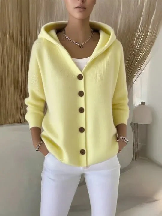 Pull boutonné en coton CLARA - Style casual et confort optimal