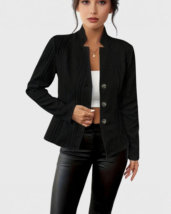 OLIVIA | Blazer structuré en coton et polyester
