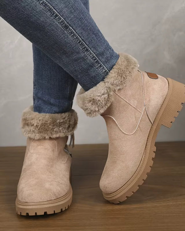 Bottines d’hiver ultra-douces et confortables