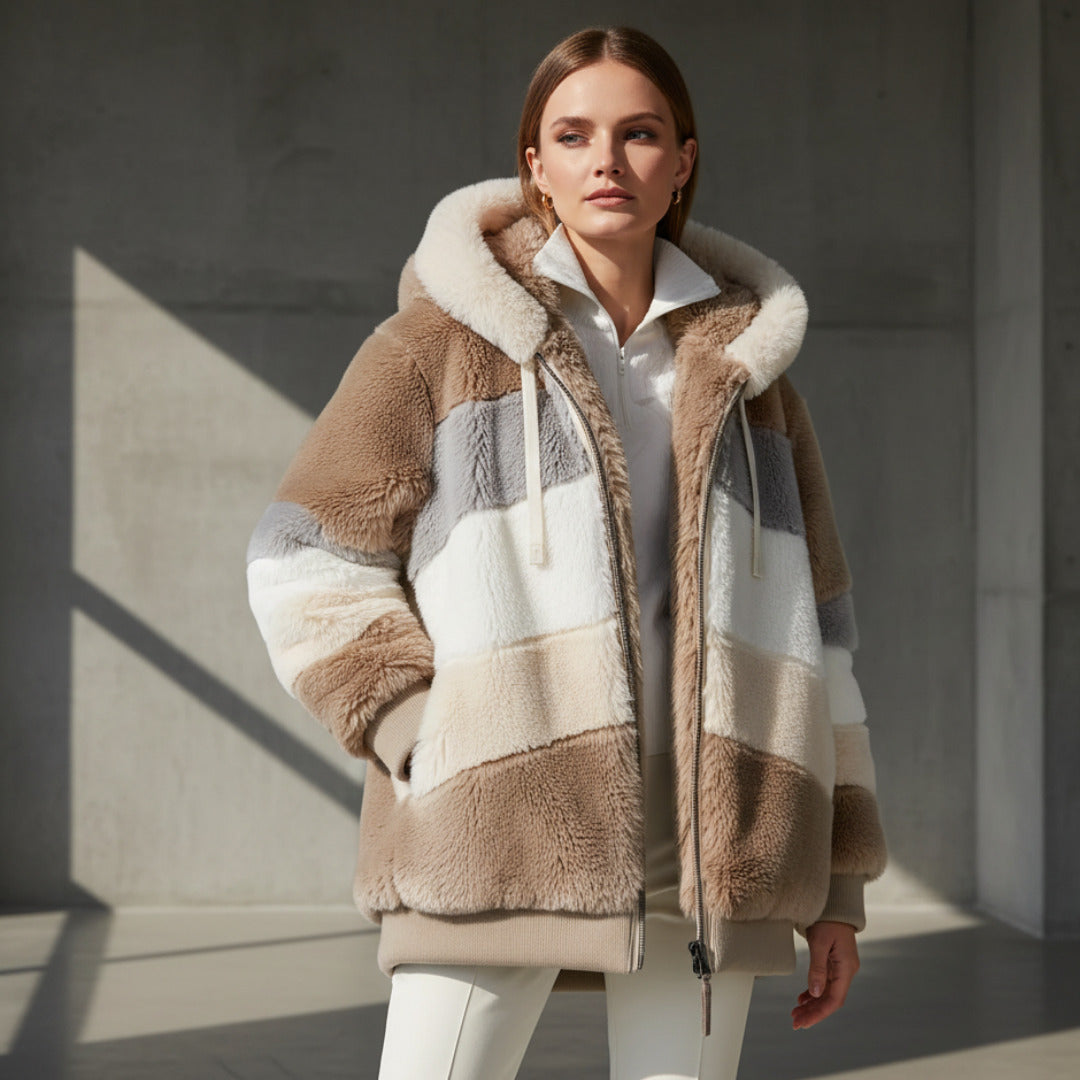 AMY | Manteau Arctic épais en fourrure