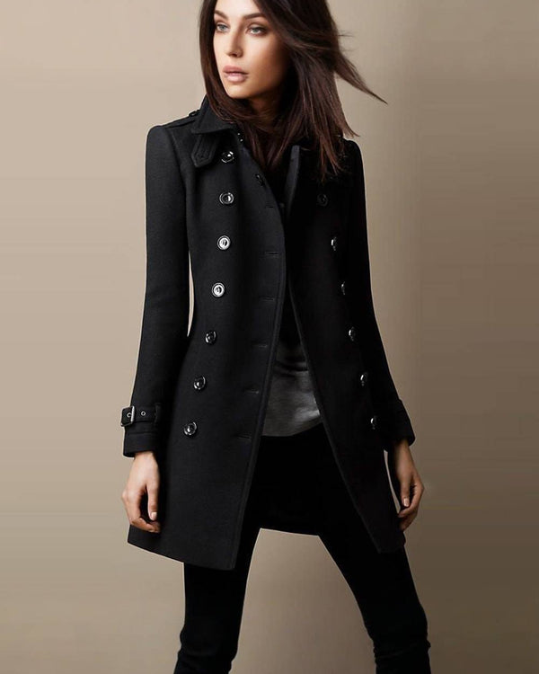 CINTIA | Manteau Effet Cuir Élégant