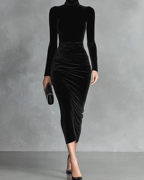 NERIS | Robe de Soirée Élégante à Manches Longues