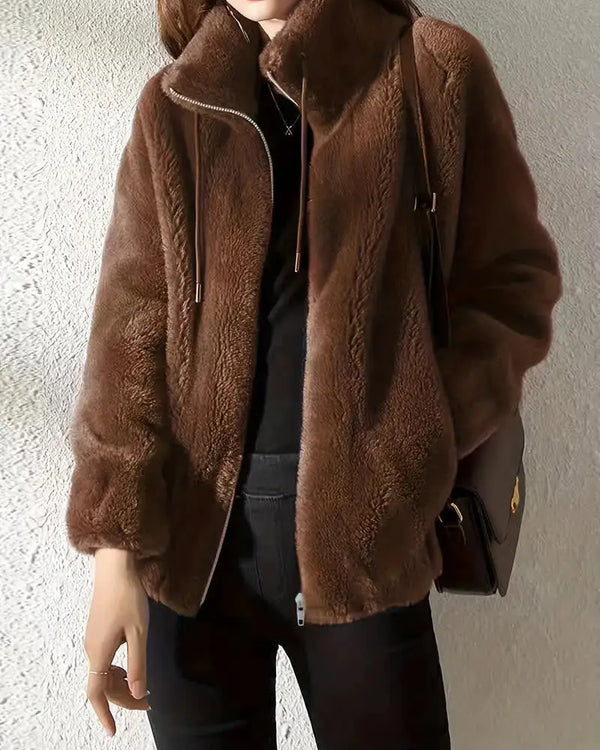 NOAH | Veste femme peluche
