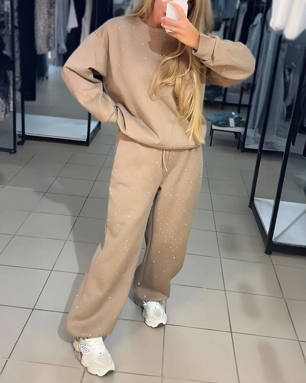 CLAIRE - Ensemble chic diamanté pour un confort et style au quotidien