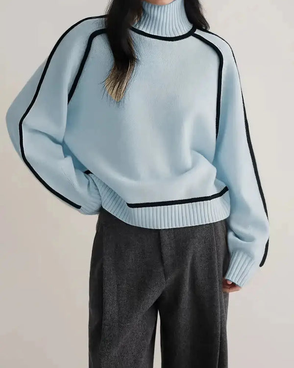 DONNA | Pull col montant raffiné