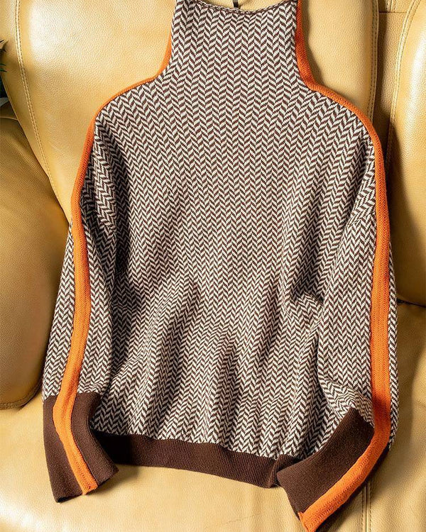 MARIKE | Le pull rayé qui sublime l’hiver