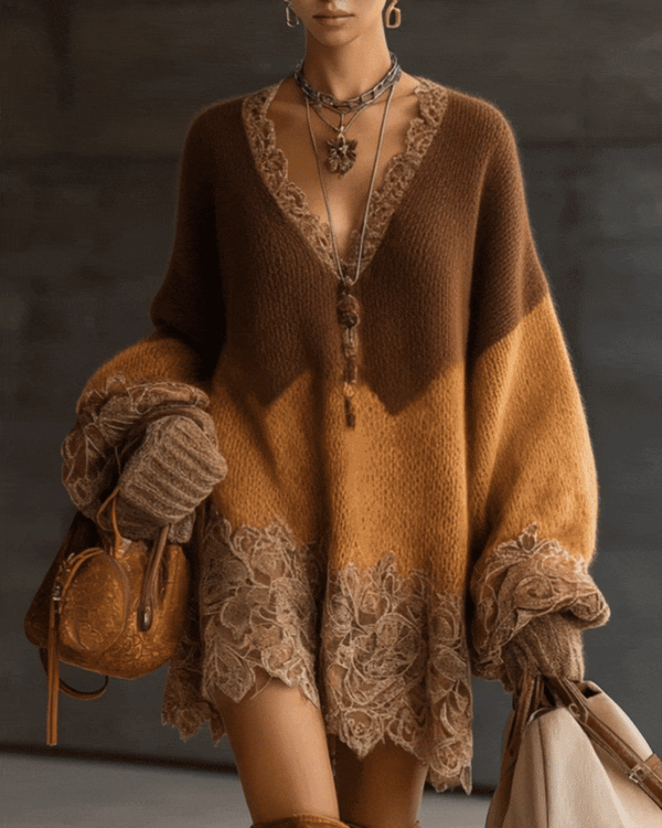 OMBELINE | Dégradé chaleureux & dentelle bohème