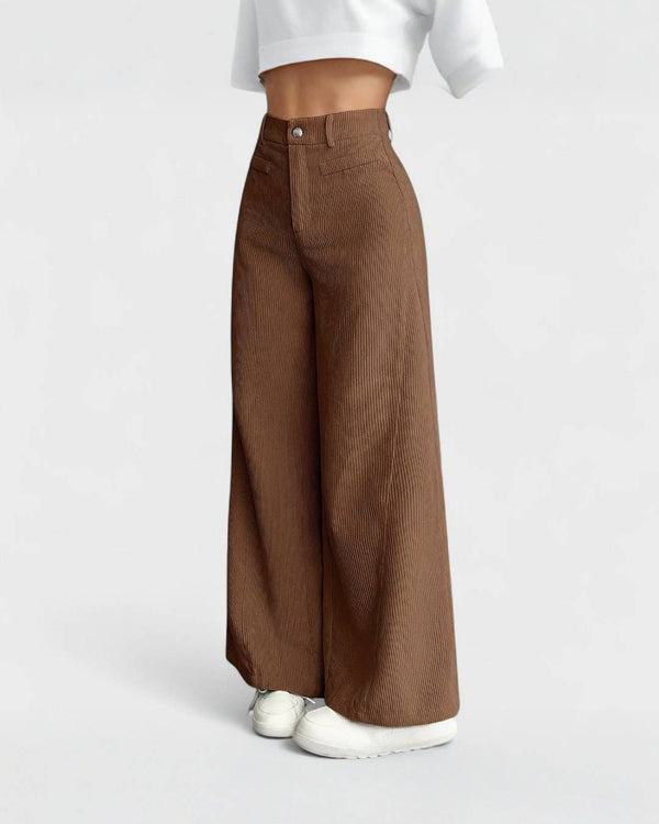 RIDA | Pantalon Élégant à Jambe Large