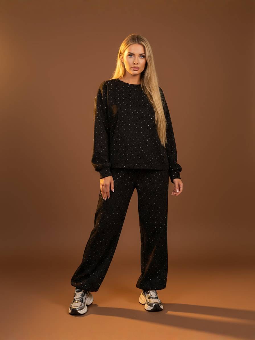 CLAIRE - Ensemble chic diamanté pour un confort et style au quotidien