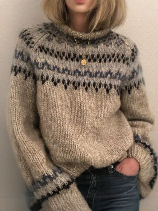 LAYLA | Pull ample en coton et polyester