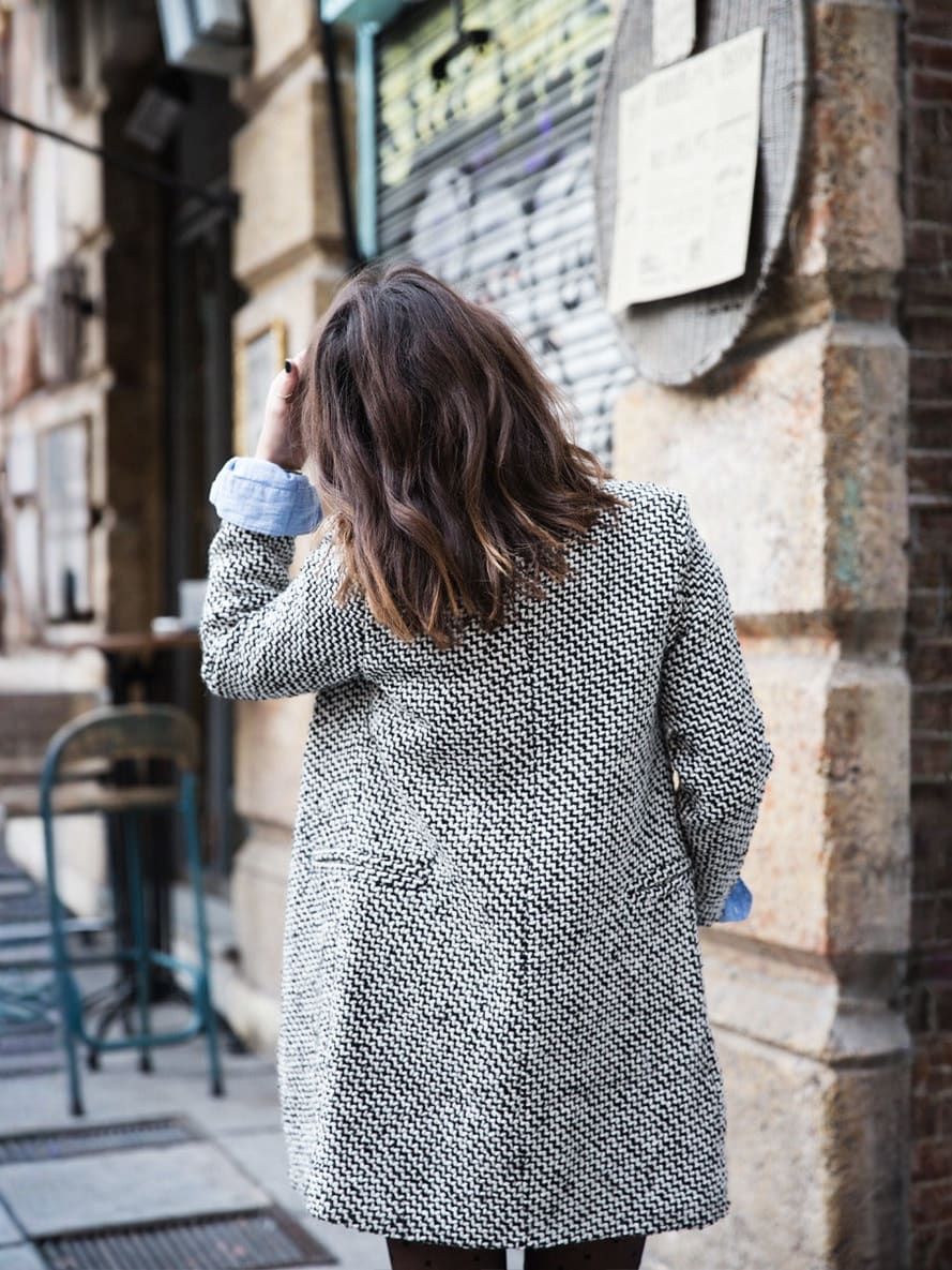 ADELE | Manteau long à col à revers