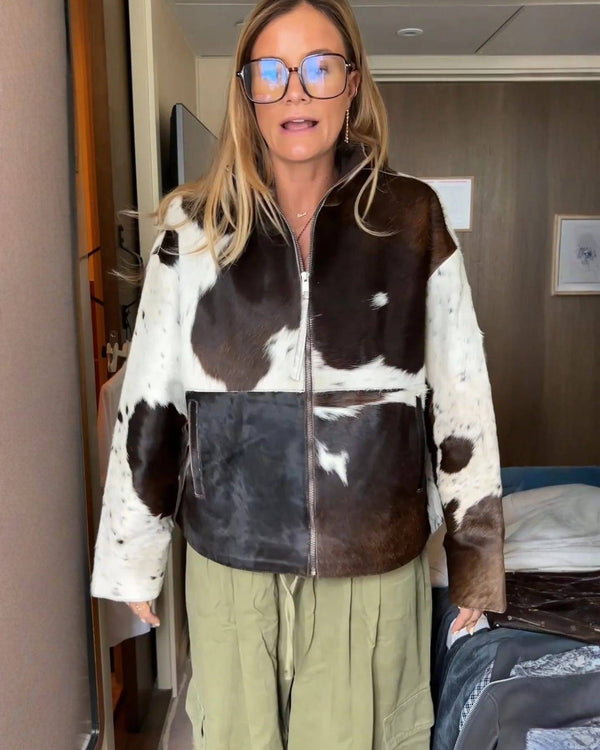 NOE | Veste droite à motifs raffinés