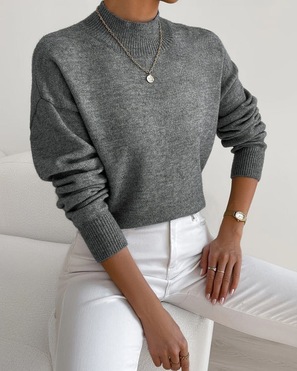 Pull Femme à Col Roulé Maria - Élégance et Confort Hivernal