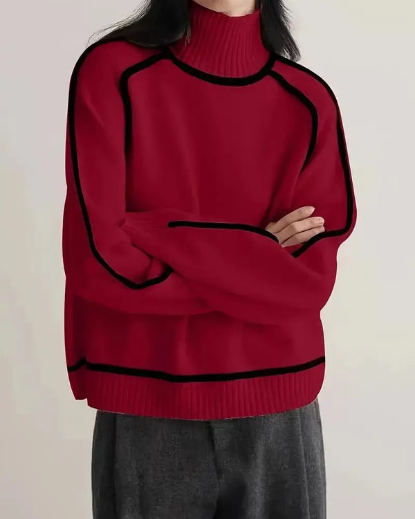 DONNA | Pull col montant raffiné