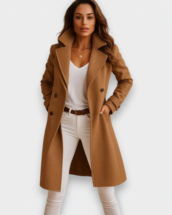 NORA | Manteau long élégant et intemporel