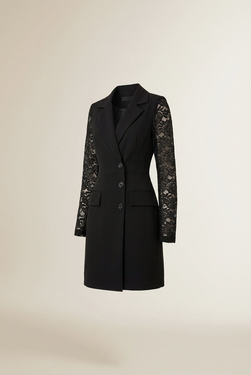 Lay-flat product shot of ANITA | Robe Castana Élégante