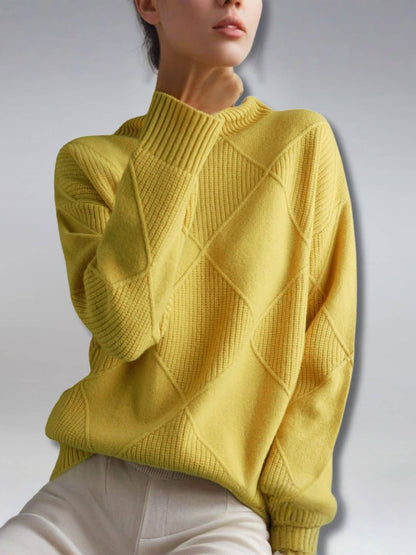 EMMA | Élégant pull d'hiver à col roulé femmes