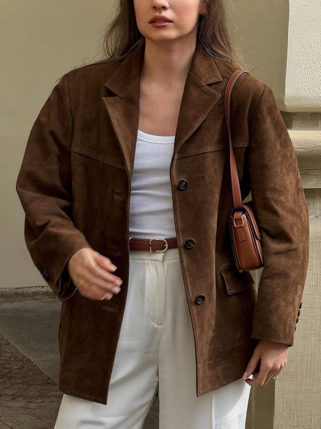 NATHALIE | Blazer en suédine