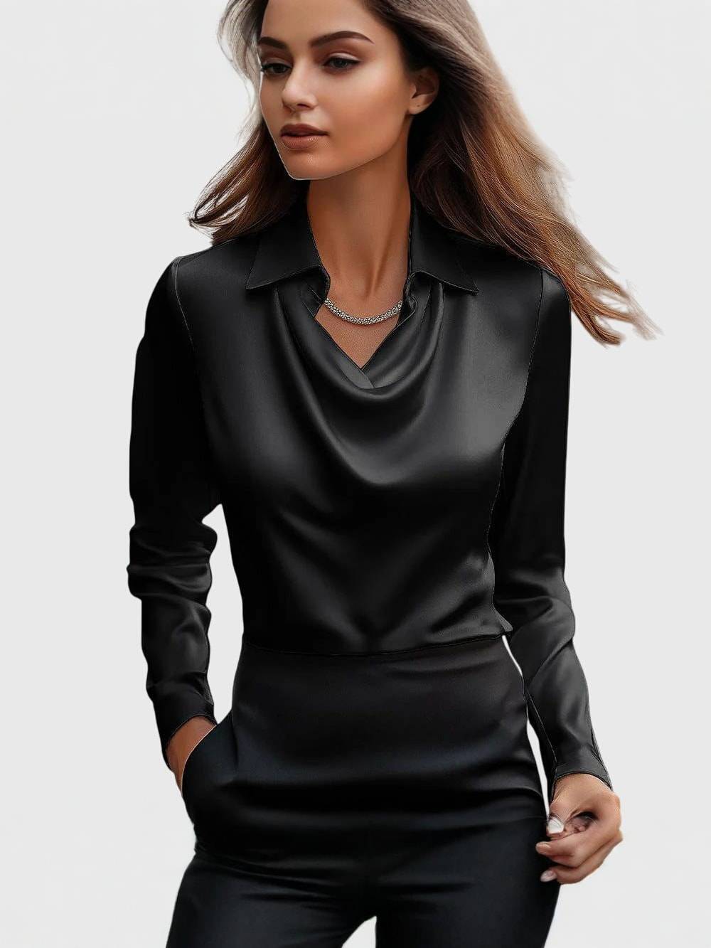 AXELLE | Pull col roulé doux & chic d'hiver