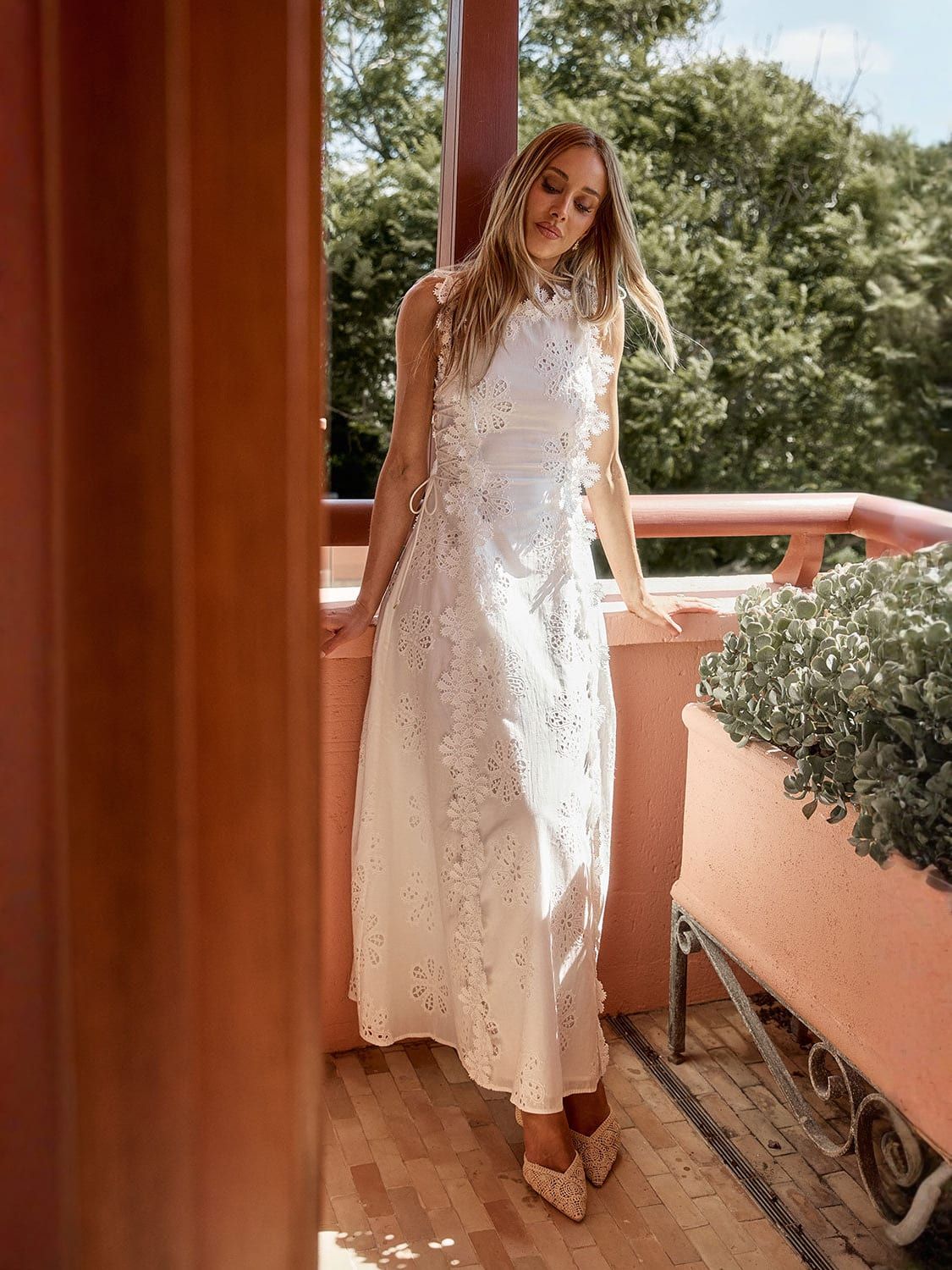 LORENA | Robe longue imprimée au caractére distinctif