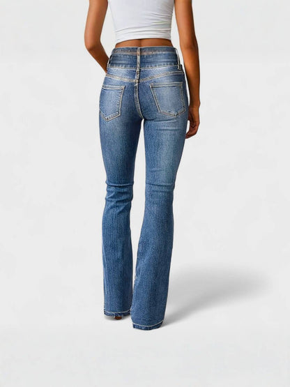 MARYLENE | Jean Évasé Taille Haut