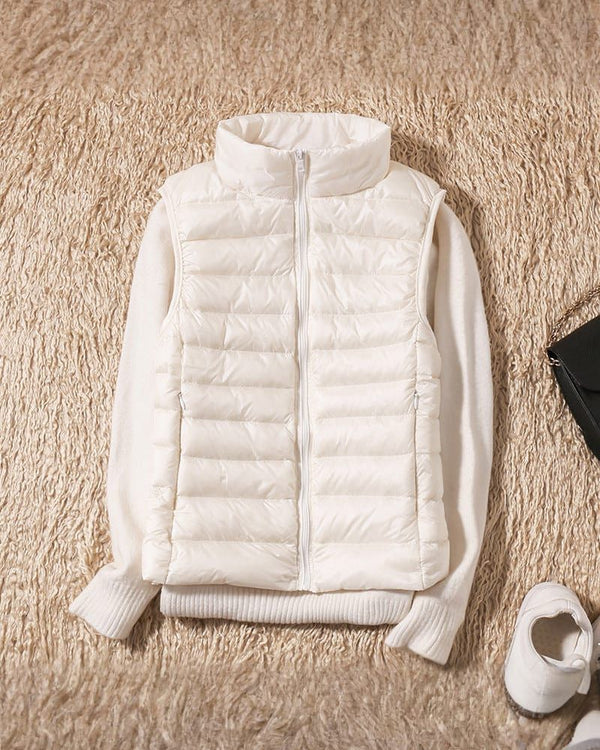 Doudoune sans manches Amira légère et élégante pour femmes