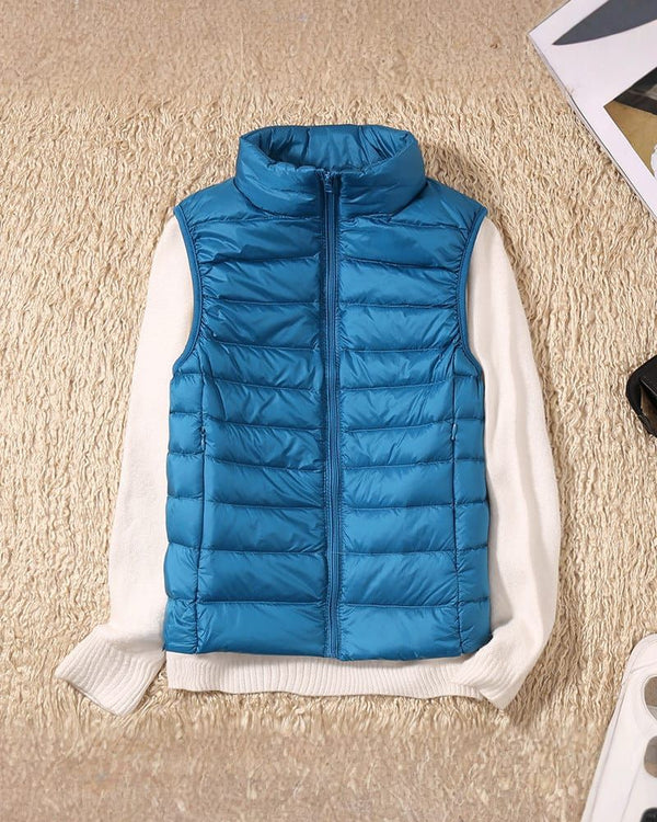 Doudoune sans manches Amira légère et élégante pour femmes