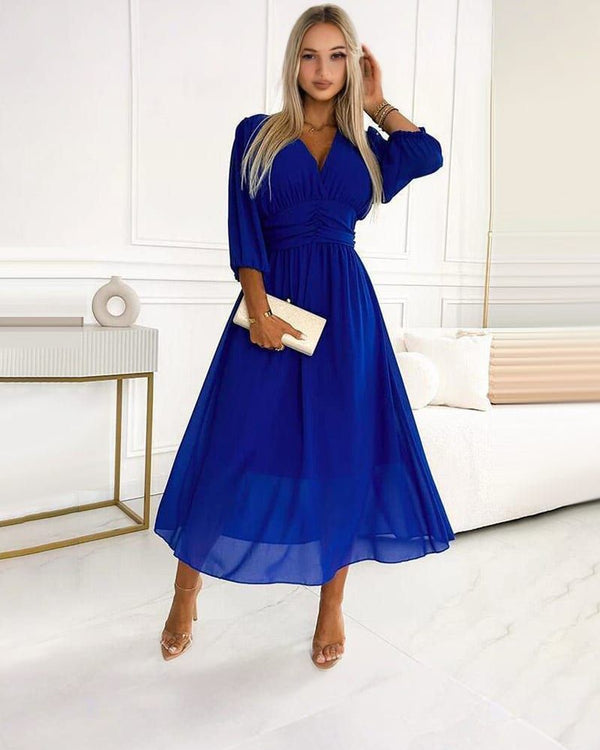 AMALIA | Robe mide en mousseline