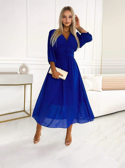 AMALIA | Robe mide en mousseline