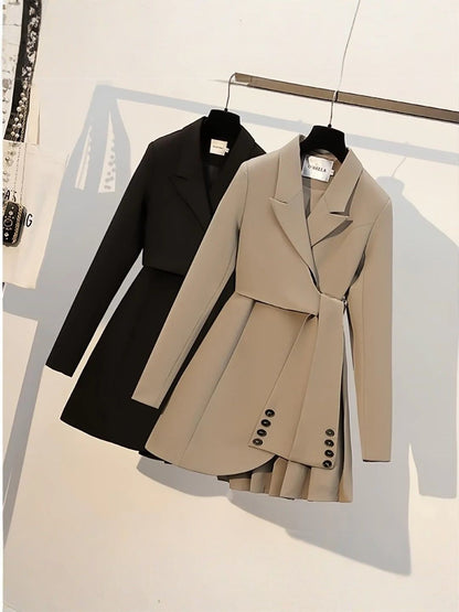 NATHALIA | La robe ceinturée d'élégance intemporelle