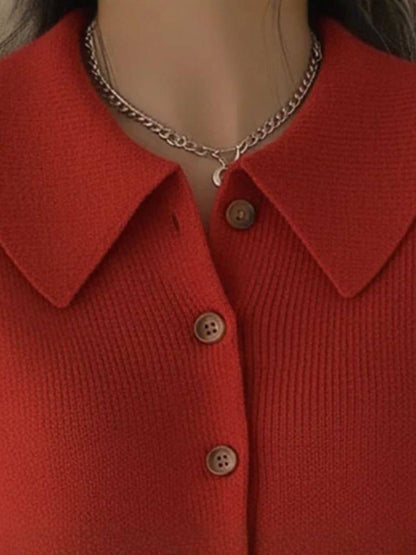 MELANIE | Pull à Revers Élégant