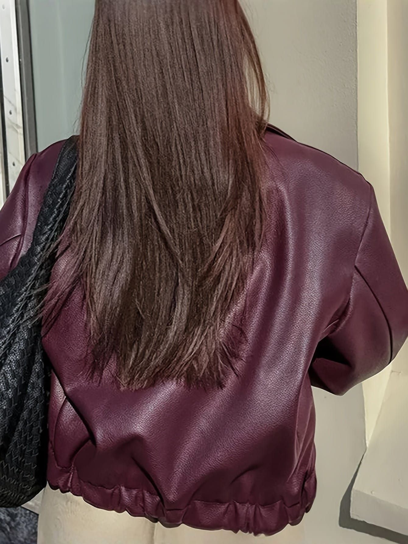 ANNETTE | Veste en cuir vegan élégante