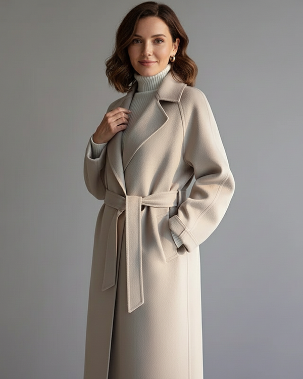 GRACE | Manteau élégant avec ceinture structurée