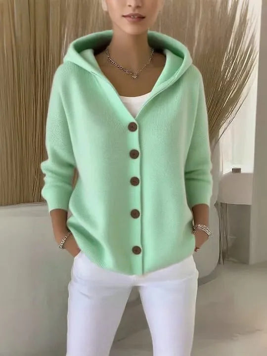 Pull boutonné en coton CLARA - Style casual et confort optimal