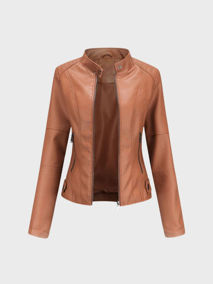 SOFÍA | Blouson bomber en cuir souple