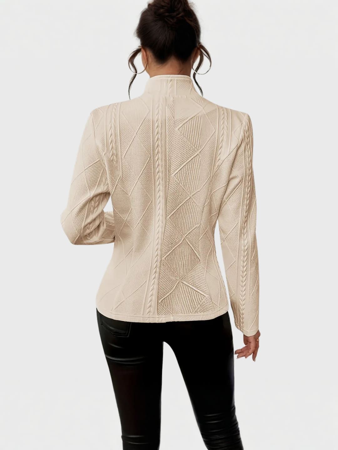 OLIVIA | Blazer structuré en coton et polyester