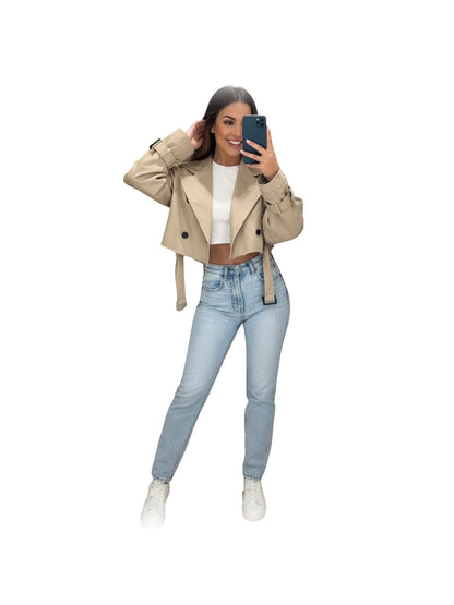 SÉRAPHINE | Trench Cropped Élegant