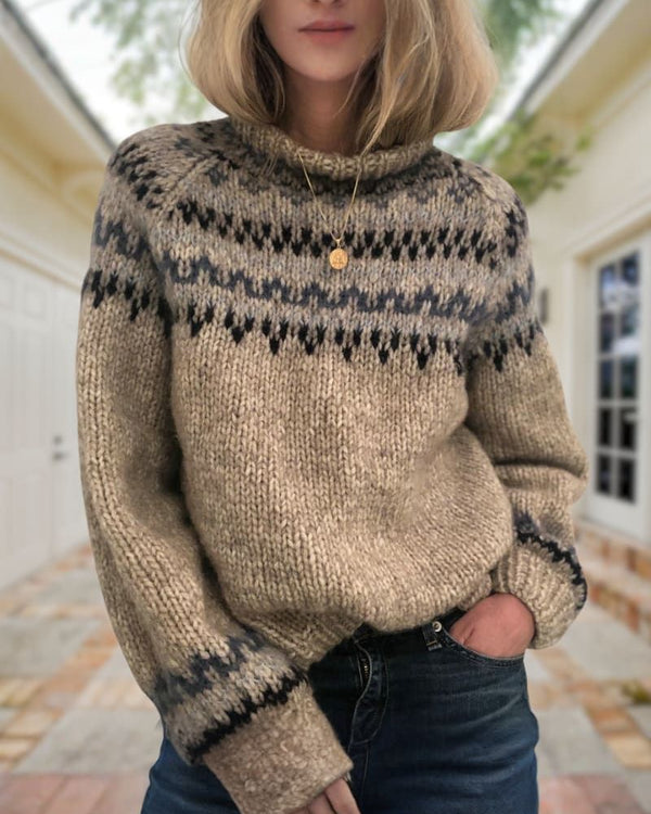 LAYLA | Pull ample en coton et polyester