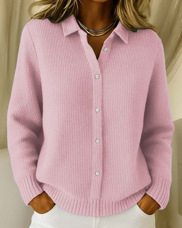 ÉLISE | Cardigan Classique en Maille à Boutons