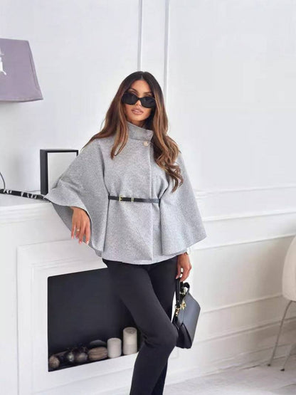 COLETTE | Manteau ceinturé en tissu doux