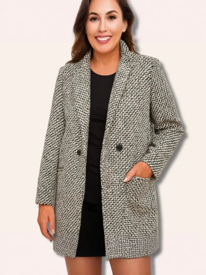 Manteau élégant Claudia pour femme, chic et confortable