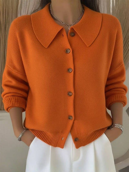 MELANIE | Pull à Revers Élégant