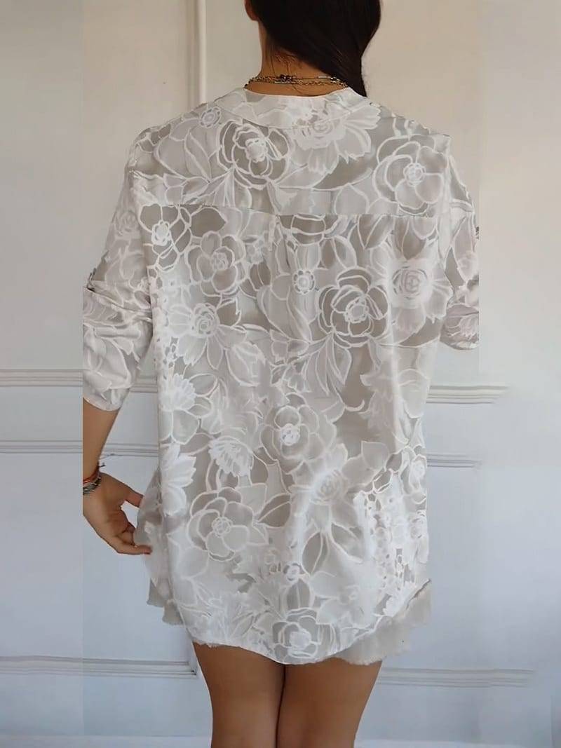 ROWELLA | Blouse fluide à imprimé fleuri