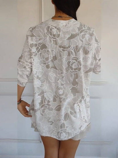 ROWELLA | Blouse fluide à imprimé fleuri