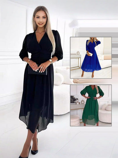 AMALIA | Robe mide en mousseline