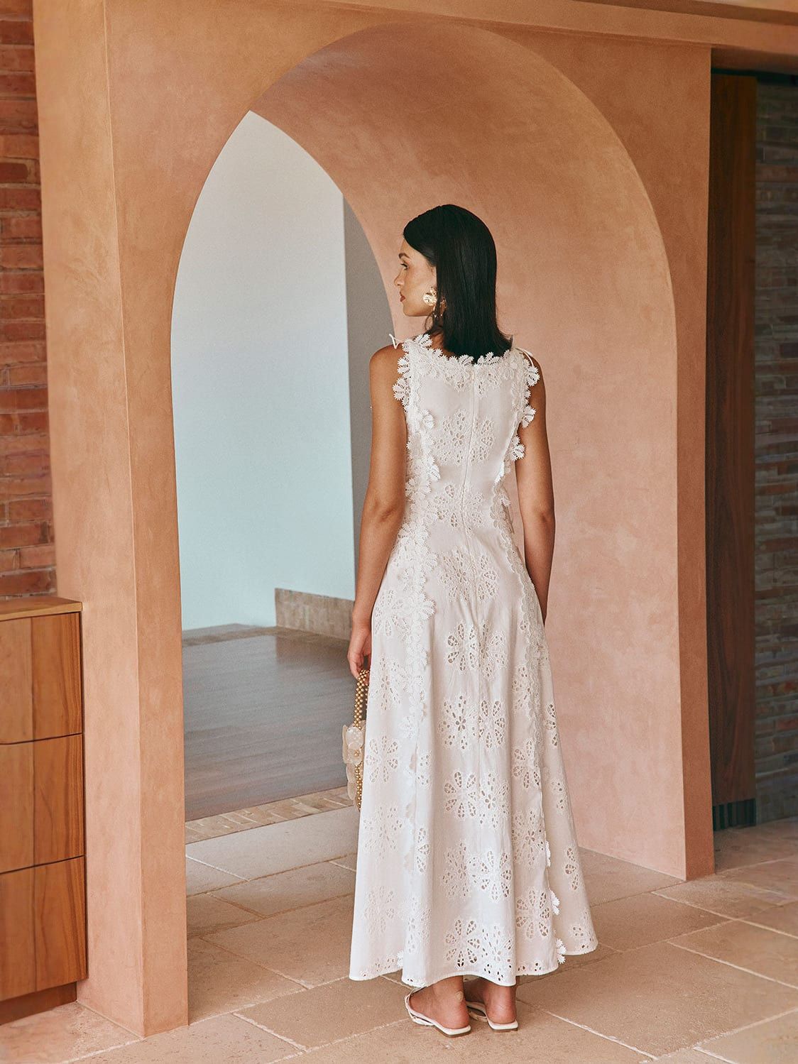 LORENA | Robe longue imprimée au caractére distinctif