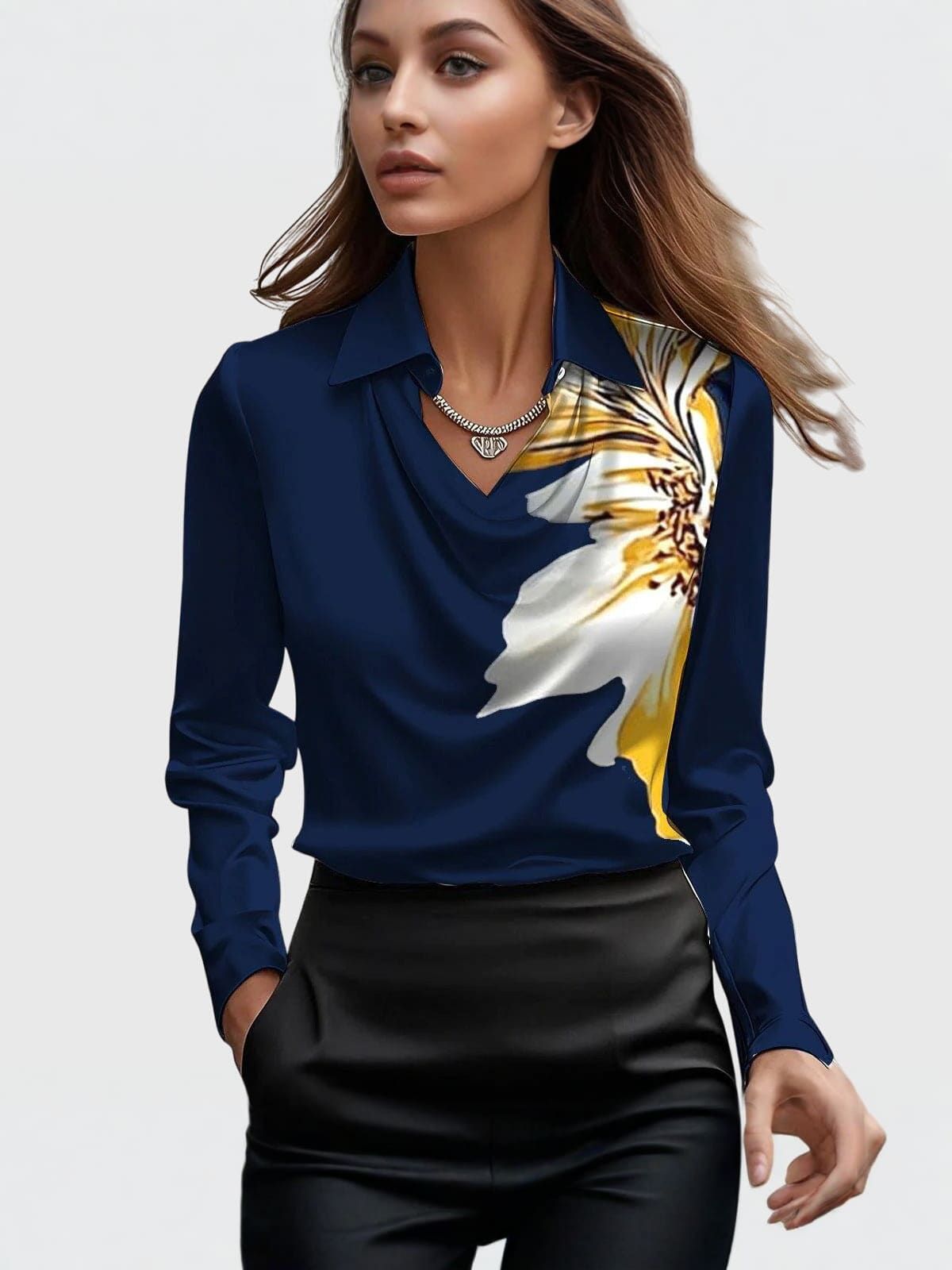 AXELLE | Pull col roulé doux & chic d'hiver