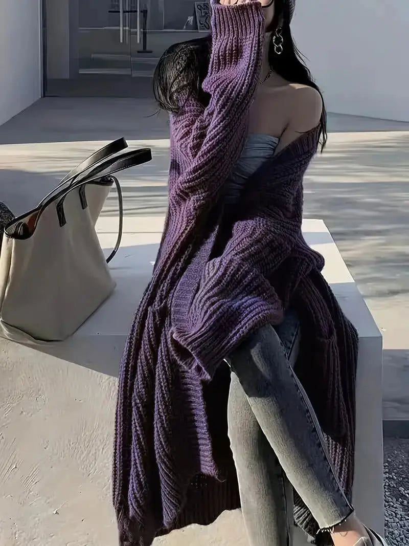 ARIANE | Cardigan oversize en maille douce